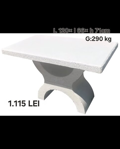 Mese din beton/ marmura