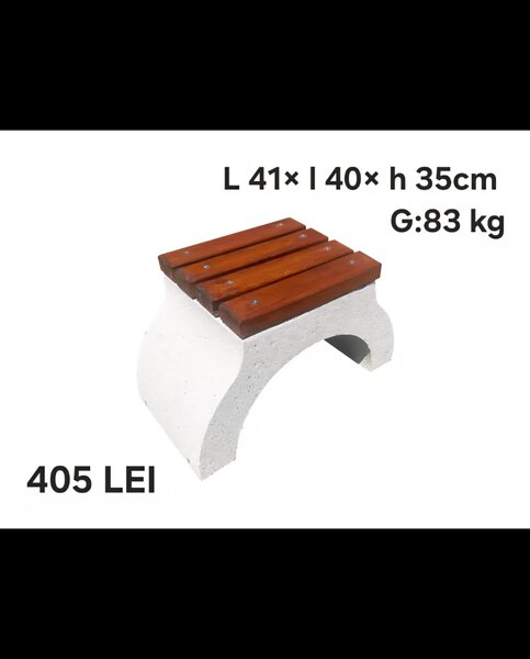 Mobilier urban din marmura