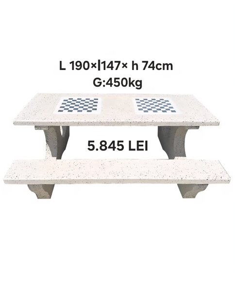 Mobilier urban din marmura