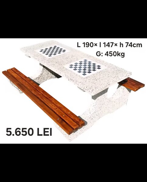 Mobilier urban din marmura